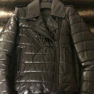 Alexander Wang x H&M Padded Biker Leather Jacket.